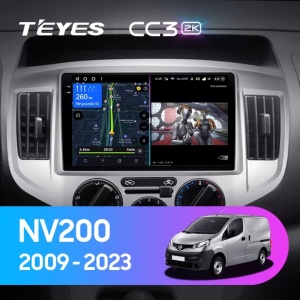 Navigatie Auto Teyes CC3 2K Nissan NV200 M20 2009-2023 6+128GB 9.5" QLED Octa-core 2Ghz, Android 4G Bluetooth 5.1 DSP - Img 2