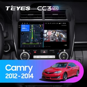 Navigatie Auto Teyes CC3 2K Toyota Camry 7 USA 2014-2017 4+64GB 10.36" QLED Octa-core 2Ghz, Android 4G Bluetooth 5.1 DSP - Img 2