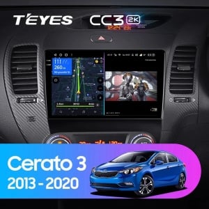 Navigatie Auto Teyes CC3 360° Kia Cerato 3 2012-2017 6+128GB 9" QLED Octa-core 1.8Ghz, Android 4G Bluetooth 5.1 DSP - Img 2