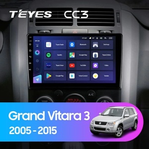Navigatie Auto Teyes CC3 360° Suzuki Grand Vitara 3 2005-2015 6+128GB 9" QLED Octa-core 1.8Ghz, Android 4G Bluetooth 5.1 DSP - Img 2