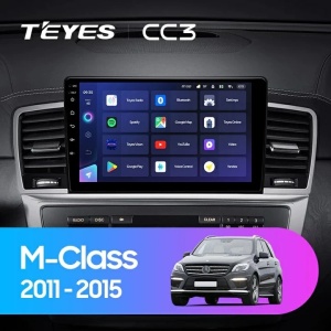 Navigatie Auto Teyes CC3 Mercedes-Benz ML W166 2011-2015 4+32GB 9" QLED Octa-core 1.8Ghz Android 4G Bluetooth 5.1 DSP - Img 2