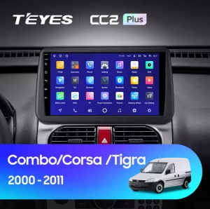 Navigatie Auto Teyes CC3 Split Opel Corsa C 2000-2007 4+64GB 9" QLED Octa-core 1.8Ghz, Android 4G Bluetooth 5.1 DSP - Img 2