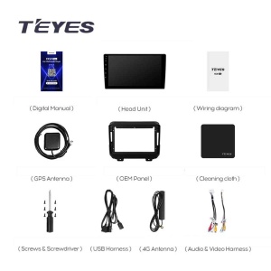 Navigatie Auto Teyes CC3L Jeep Wrangler 4 2018-2019 4+32GB 9" IPS Octa-core 1.6Ghz, Android 4G Bluetooth 5.1 DSP - Img 7