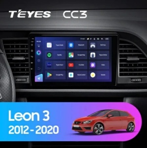 Navigatie Auto Teyes CC3L Seat Leon 3 2012-2020 4+64GB 9" IPS Octa-core 1.6Ghz, Android 4G Bluetooth 5.1 DSP - Img 2