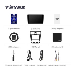 Navigatie Auto Teyes CC3L Subaru Forester 4 2012-2018 4+64GB 9" IPS Octa-core 1.6Ghz Android 4G Bluetooth 5.1 DSP - Img 9
