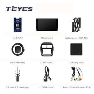 Navigatie Auto Teyes CC3L WiFi Mitsubishi ASX 2 2016-2023 2+32GB 9" IPS Quad-core 1.3Ghz, Android Bluetooth 5.1 DSP - Img 9