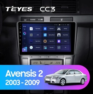 Navigatie Auto Teyes CC3L WiFi Toyota Avensis 2 2003-2009 2+32GB 9" IPS Quad-core 1.3Ghz, Android Bluetooth 5.1 DSP - Img 2
