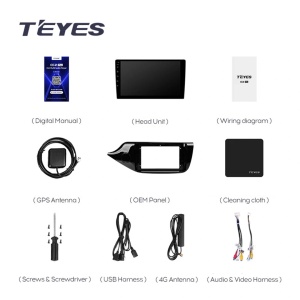 Navigatie Auto Teyes CC4 Kia Ceed 2 2012-2018 6+64GB 9.5" QLED Octa-core 2.7Ghz, Android 4G Bluetooth 5.1 DSP - Img 4