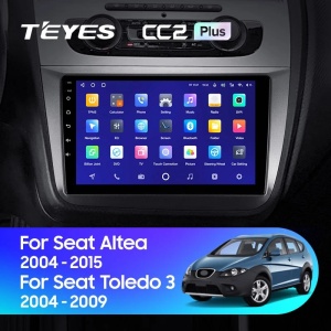 Navigatie Auto Teyes CC4 Seat Altea 5P 2004-2015 6+128GB 9.5" QLED Octa-core 2.7Ghz, Android 4G Bluetooth 5.1 DSP - Img 2
