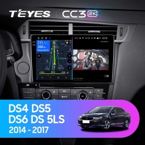 Navigatie Auto Teyes CC4L Citroen DS6 2014-2017 6+64GB 9" QLED Qualcomm 2Ghz, Android 4G Bluetooth 5.1 DSP - Img 2