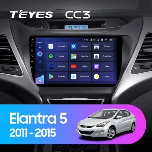 Navigatie Auto Teyes CC4L Hyundai Elantra 5 2010-2016 6+64GB 9" QLED Qualcomm 2Ghz, Android 4G Bluetooth 5.1 DSP - Img 2
