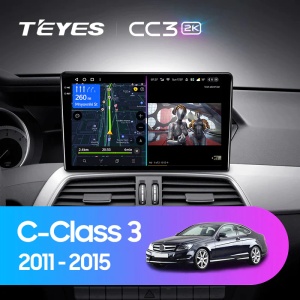 Navigatie Auto Teyes CC4L Mercedes-Benz C Class W204 2011-2015 6+64GB 9" QLED Qualcomm 2Ghz, Android 4G Bluetooth 5.1 DSP - Img 2
