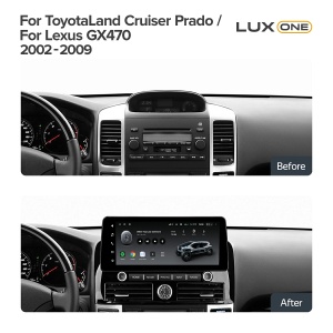 Navigatie Auto Teyes Lux One 360° Lexus GX470 2002-2009 6+128GB 12.3" IPS Octa-core 2Ghz, Android 4G Bluetooth 5.1 DSP - Img 3