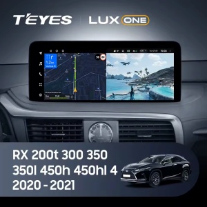 Navigatie Auto Teyes Lux One 360° Lexus RX 2020-2021 6+128GB 12.3" IPS Octa-core 2Ghz, Android 4G Bluetooth 5.1 DSP