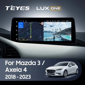 Navigatie Auto Teyes Lux One 360° Mazda 3 IV 2018-2023 6+128GB 12.3" IPS Octa-core 2Ghz, Android 4G Bluetooth 5.1 DSP - Img 2