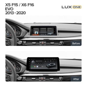 Navigatie Auto Teyes Lux One BMW X5 F15 2014-2018 EVO 6+128GB 12.3" IPS Octa-core 2Ghz, Android 4G Bluetooth 5.1 DSP - Img 3