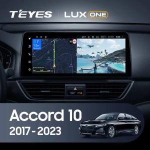 Navigatie Auto Teyes Lux One Honda Accord 10 2018-2022 6+128GB 12.3" IPS Octa-core 2Ghz, Android 4G Bluetooth 5.1 DSP - Img 2
