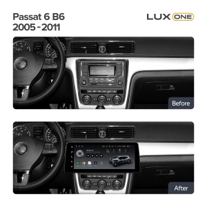Navigatie Auto Teyes Lux One Volkswagen Passat B6 2005-2010 6+128GB 12.3" IPS Octa-core 2Ghz, Android 4G Bluetooth 5.1 DSP - Img 3