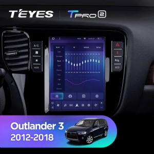 Navigatie Auto Teyes Tip Tesla TPRO 2 Mitsubishi Outlander 3 2013-2018 4+64GB 9.7" QLED Octa-core 1.8Ghz Android 4G Bluetooth 5.1 DSP - Img 4