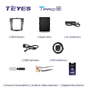 Navigatie Auto Teyes Tip Tesla TPRO 2 Toyota Corolla 10 2006-2013 4+64GB 9.7" QLED Octa-core 1.8Ghz, Android 4G Bluetooth 5.1 DSP - Img 6