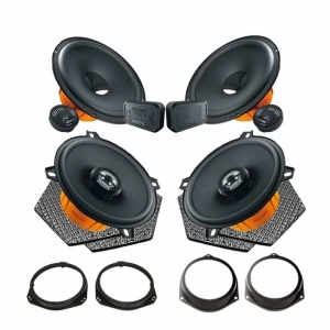 Pachet difuzoare auto Hertz Dieci dedicat Opel Corsa E 2014-2019, RMS 80W - Img 1