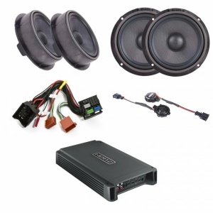 Pachet sistem audio Plug&Play Awave dedicat Volkswagen + Amplificator - Img 1