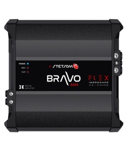 Amplificator auto STETSOM BRAVO BASS FLEX 3K - 1, 1 canal, 3500W