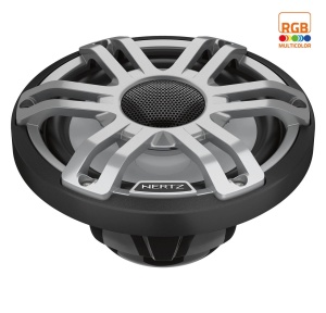 Difuzoare Marine Hertz HMX 6.5 S-LD/ SW / G, Alb / Negru, set coaxial 2 căi, 165mm, 75W RMS - Img 2