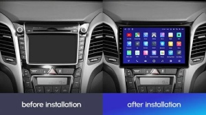 Navigatie Auto Teyes CC2 Plus Split Hyundai i30 2011-2017 2+32GB 9" QLED Octa-core 1.8Ghz, Android 4G Bluetooth 5.1 DSP - Img 3
