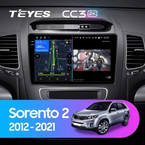Navigatie Auto Teyes CC3 2K 360° Kia Sorento 2010-2015 6+128GB 9.5" QLED Octa-core 2Ghz, Android 4G Bluetooth 5.1 DSP - Img 2