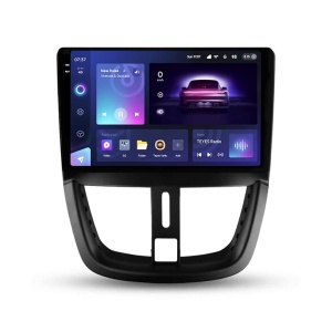 Navigatie Auto Teyes CC3 2K 360° Peugeot 207 2006-2015 6+128GB 9.5" QLED Octa-core 2Ghz, Android 4G Bluetooth 5.1 DSP