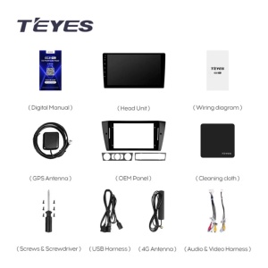 Navigatie Auto Teyes CC3 2K BMW Seria 3 E90 2005-2013 6+128GB 9.5" QLED Octa-core 2Ghz, Android 4G Bluetooth 5.1 DSP - Img 6