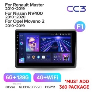 Navigatie Auto Teyes CC3 2K Nissan NV400 2010-2020 6+128GB 10.36" QLED Octa-core 2Ghz, Android 4G Bluetooth 5.1 DSP - Img 8