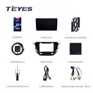Navigatie Auto Teyes CC3 2K Opel Corsa F 2019-2023 6+128GB 9.5" QLED Octa-core 2Ghz, Android 4G Bluetooth 5.1 DSP - Img 7
