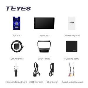 Navigatie Auto Teyes CC3 360 Hyundai Santa Fe 3 2013-2018 6+128GB 9" QLED Octa-core 1.8Ghz Android 4G Bluetooth 5.1 DSP - Img 11