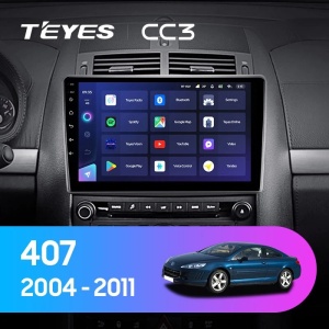 Navigatie Auto Teyes CC3L Peugeot 407 2004-2011 4+32GB 9" IPS Octa-core 1.6Ghz, Android 4G Bluetooth 5.1 DSP - Img 2