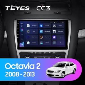 Navigatie Auto Teyes CC3L Skoda Octavia 2 2008-2013 4+32GB 10.2" IPS Octa-core 1.6Ghz, Android 4G Bluetooth 5.1 DSP - Img 2