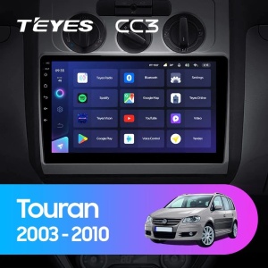 Navigatie Auto Teyes CC3L Volkswagen Touran 1 2003-2010 4+32GB 10.2" IPS Octa-core 1.6Ghz, Android 4G Bluetooth 5.1 DSP - Img 2