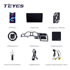 Navigatie Auto Teyes CC4 Audi A6 C6 2004-2011 6+128GB 9.5" QLED Octa-core 2.7Ghz, Android 4G Bluetooth 5.1 DSP - Img 3