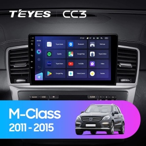 Navigatie Auto Teyes CC4 Mercedes-Benz ML W166 2011-2015 6+128GB 9.5" QLED Octa-core 2.7Ghz, Android 4G Bluetooth 5.1 DSP - Img 2