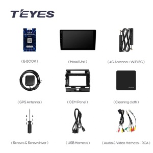 Navigatie Auto Teyes CC4 Toyota Land Cruiser 11 J200 2007-2015 I 6+64GB 10.36" QLED Octa-core 2.7Ghz, Android 4G Bluetooth 5.1 DSP - Img 6