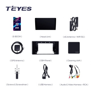 Navigatie Auto Teyes CC4 Toyota Land Cruiser 12 J300 2021-2023 6+128GB 9.5" QLED Octa-core 2.7Ghz, Android 4G Bluetooth 5.1 DSP