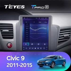 Navigatie Auto Teyes Tip Tesla TPRO 2 Honda Civic 9 2011-2017 4+64GB 9.7" QLED Octa-core 1.8Ghz Android 4G Bluetooth 5.1 DSP - Img 3