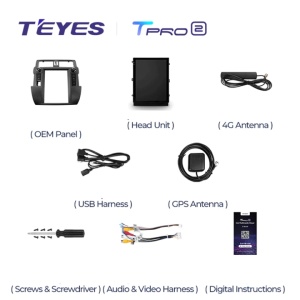 Navigatie Auto Teyes Tip Tesla TPRO 2 Toyota Land Cruiser Prado J150 2013-2017 4+64GB 9.7" QLED Octa-core 1.8Ghz, Android 4G Bluetooth 5.1 DSP - Img 6