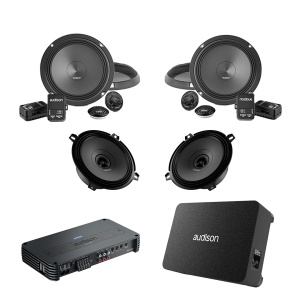 Pachet Difuzoare Auto cu subwoofer Citroen C2 2003-2009 Audison Prima 1010 W