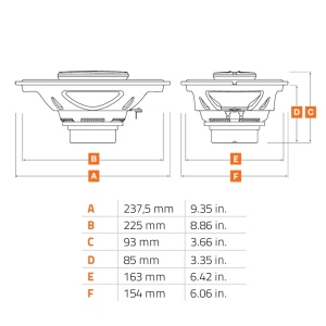 Difuzoare Auto Hertz SPL Show SX 690.1 NEO set coaxial 3 căi, 6x9 inch, 130W RMS, 4Ω, set 2 difuzoare - Img 6