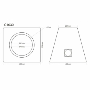 Incinta subwoofer universala, 250 mm, 30L - COD C1030 - Img 3