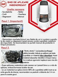 Insonorizant auto Premium STP SPLEN 04, 4mm, 4.31 m2, Bulk Pack - Img 3