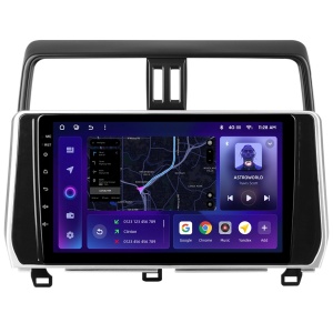 Navigatie Auto MOSS M3 Toyota Land Cruiser Prado J150 2018-2020 4+32GB 10" QLED Octa-core 2Ghz, Android 4G Bluetooth 5.1 DSP - Img 1