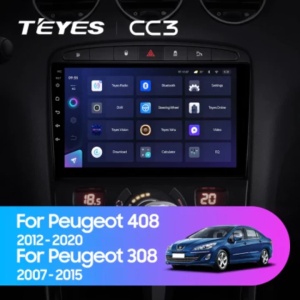 Navigatie Auto Teyes CC3 2K Peugeot 408 2014-2018 4+64GB 10.36" QLED Octa-core 2Ghz, Android 4G Bluetooth 5.1 DSP - Img 2